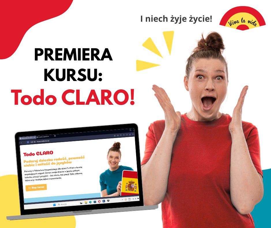 Już jest! Kurs języka hiszpańskiego”Todo CLARO” dla dzieci!